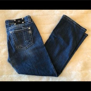 MISS ME Distressed Boot Cut Jeans - Size 34 - Good Used Condition